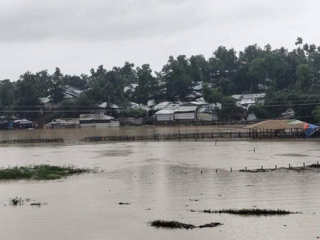 Seven Dead, Three Injured as Landslides Strike Rohingya Camps Following Heavy Rain