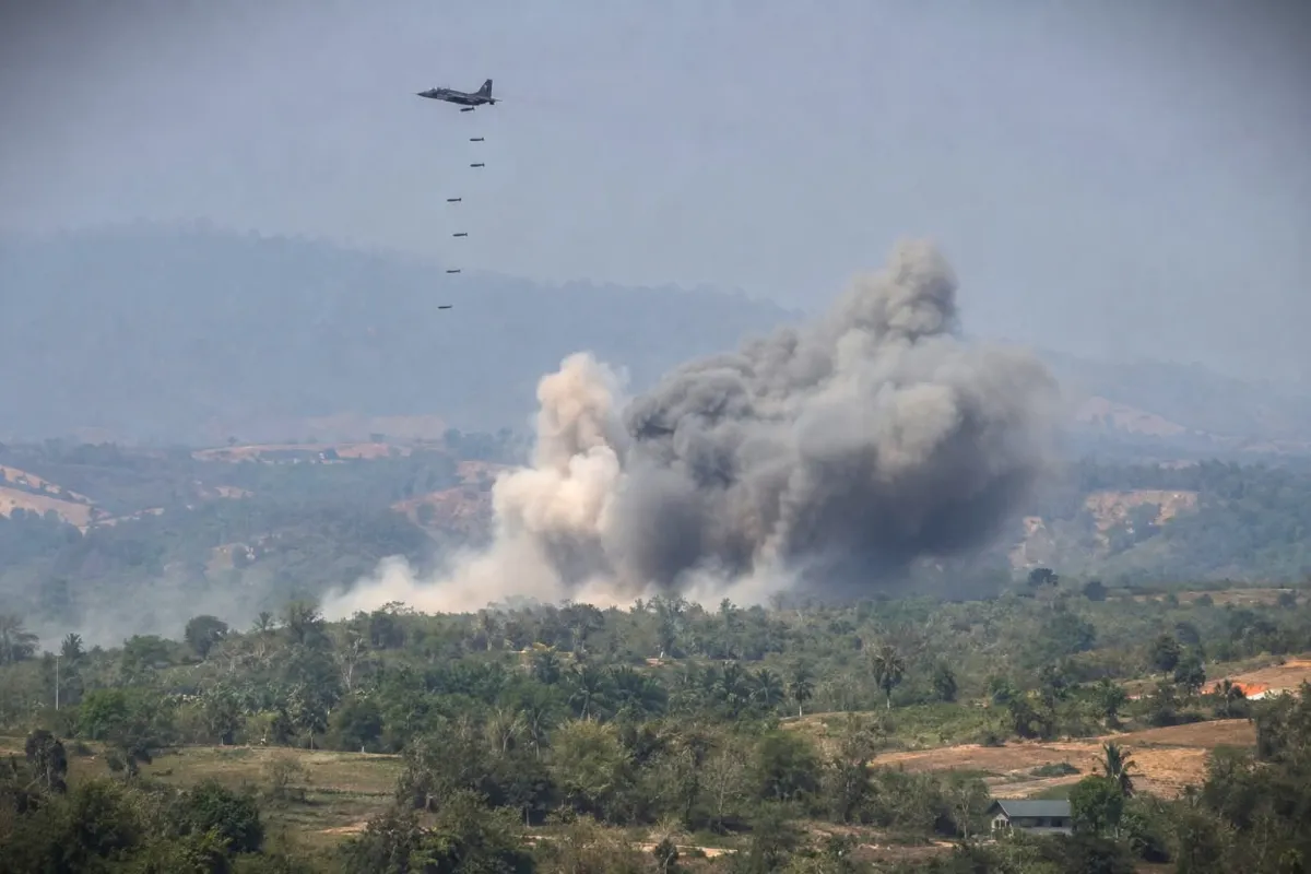 Myanmar Military Reportedly Launches Fresh Airstrikes Across Maungdaw and Buthidaung – Rohingya Khobor
