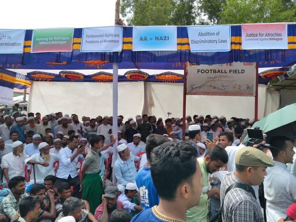 Rohingya Refugees Rally Ahead of UN Conference